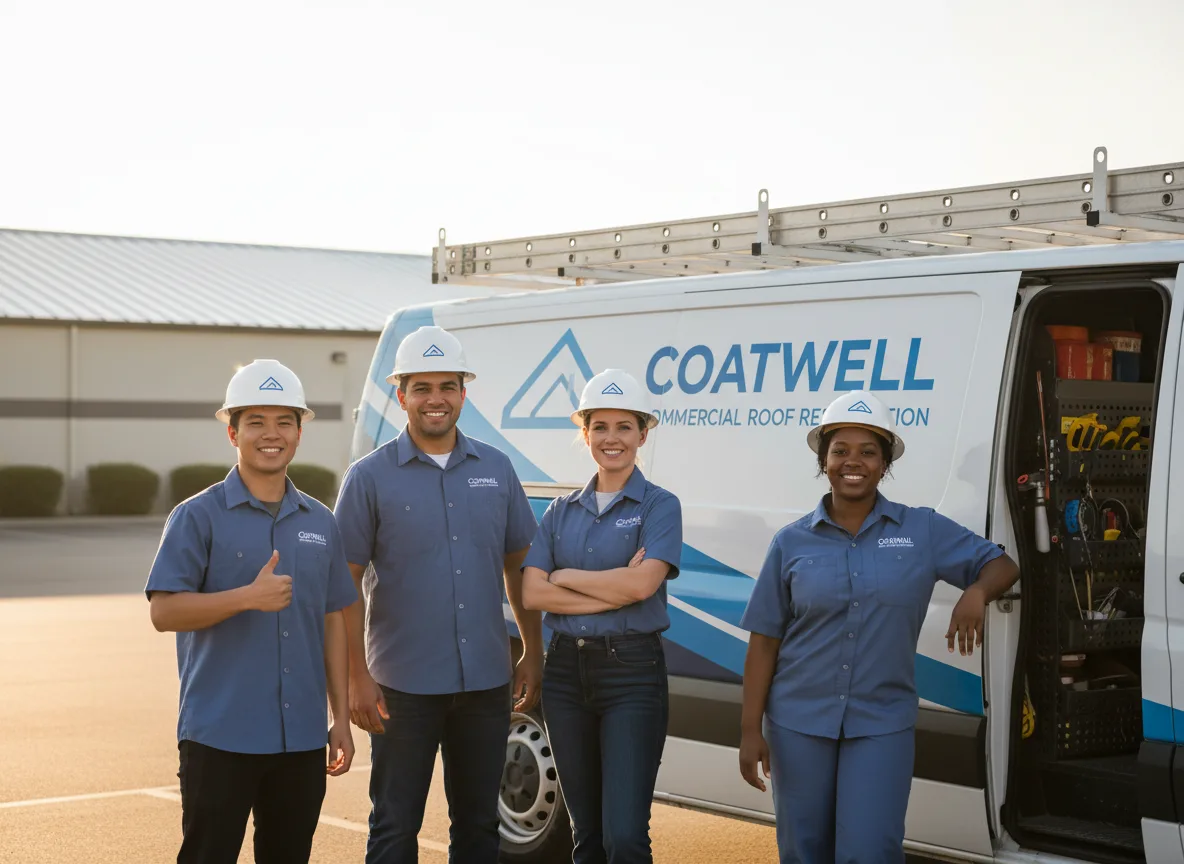 Commercial roof coating company in Luebbering, MO